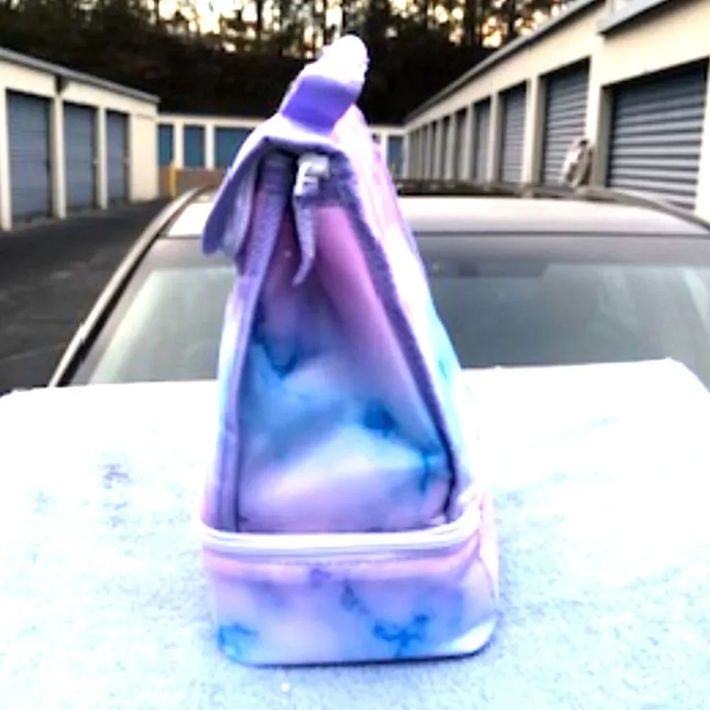 {2} Compartment Thermal Insulated Lunch Bags w/ Padded Handle {2} Pcs Artic Zone